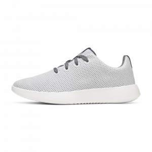 Allbirds Women's Tree Runner NZ - Blizzard/Dark Navy (Blizzard Sole)