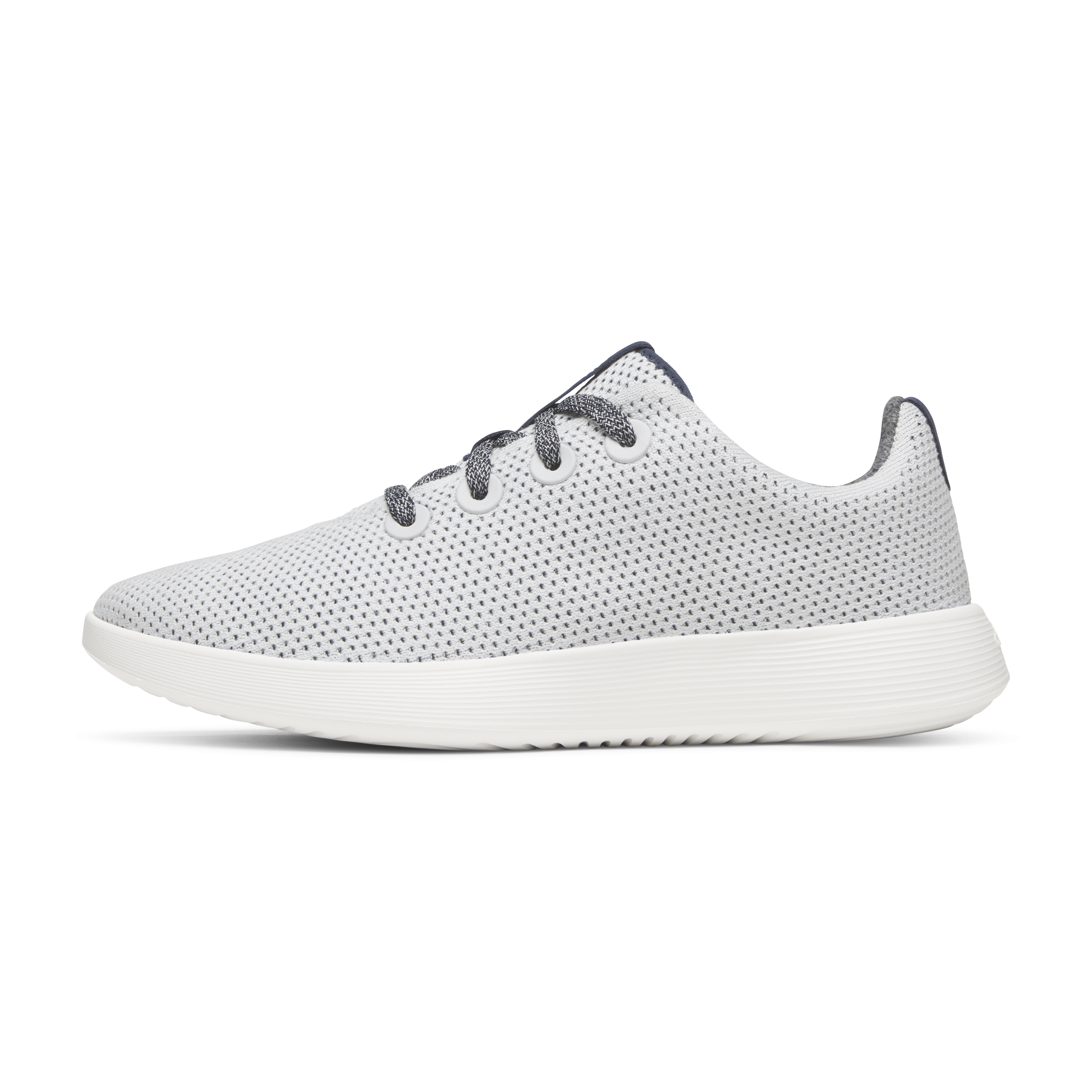 Allbirds Women's Tree Runner NZ - Blizzard/Dark Navy (Blizzard Sole)