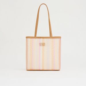 Mansurgavriel Mesh Filo Tote - Sunset