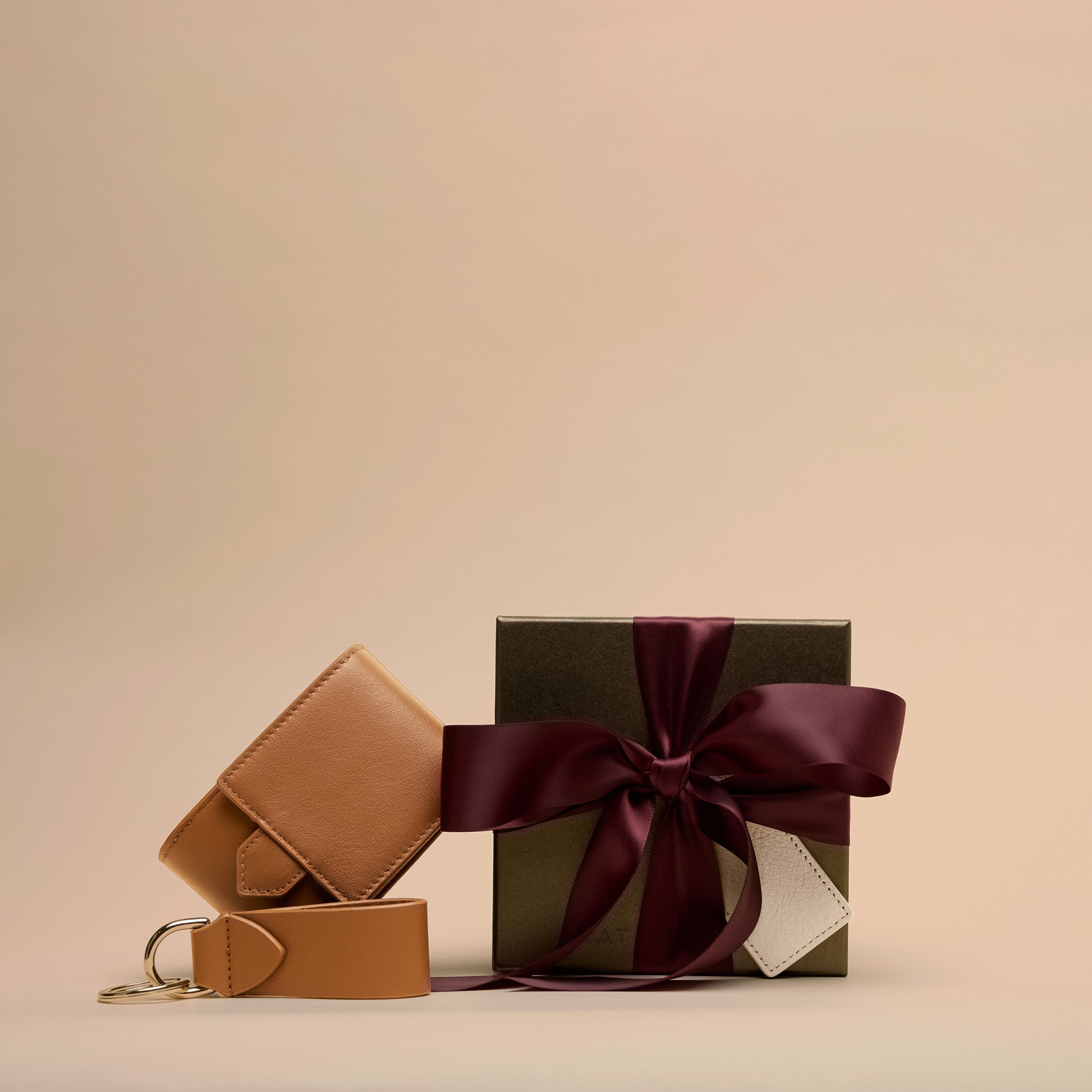 Leatherology Watch + Key Gift Set Cognac
