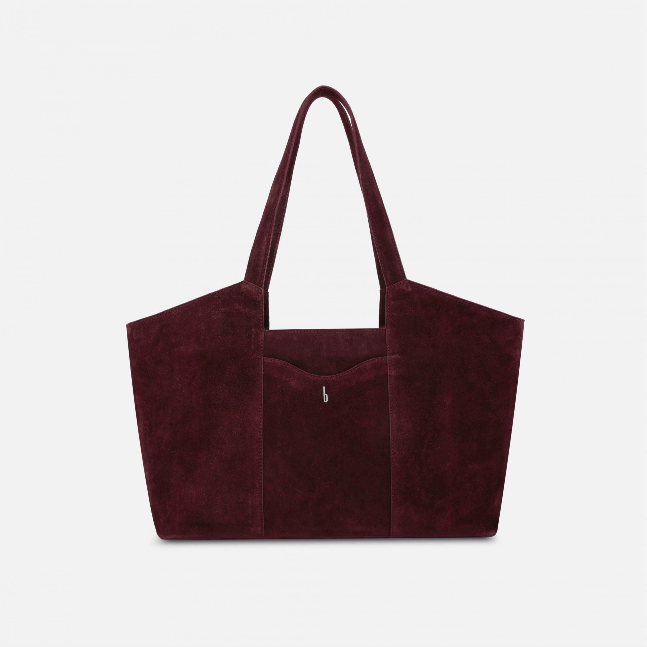 Behno MELINA TOTE SUEDE BURGUNDY