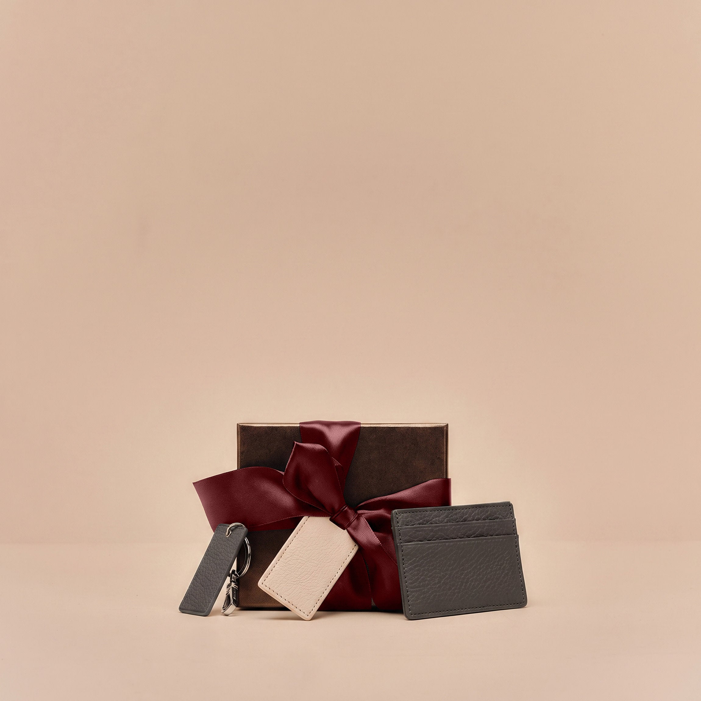Leatherology Card + Key Gift Set Driftwood