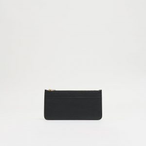 Mansurgavriel Large Zip Card Holder - Black