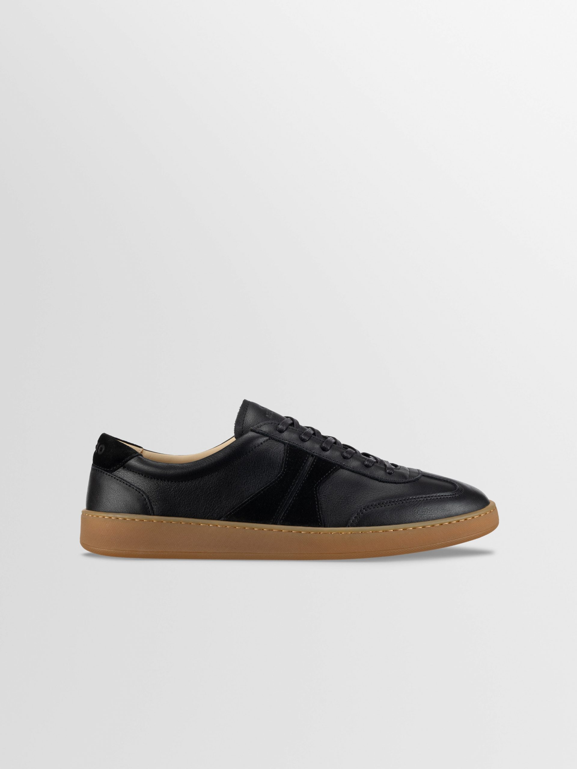 Koio Monza Leather & Suede Sneaker in Nero