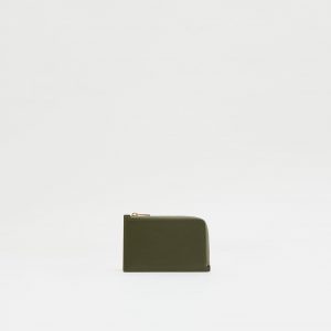 Mansurgavriel Zip Card Holder - Algae