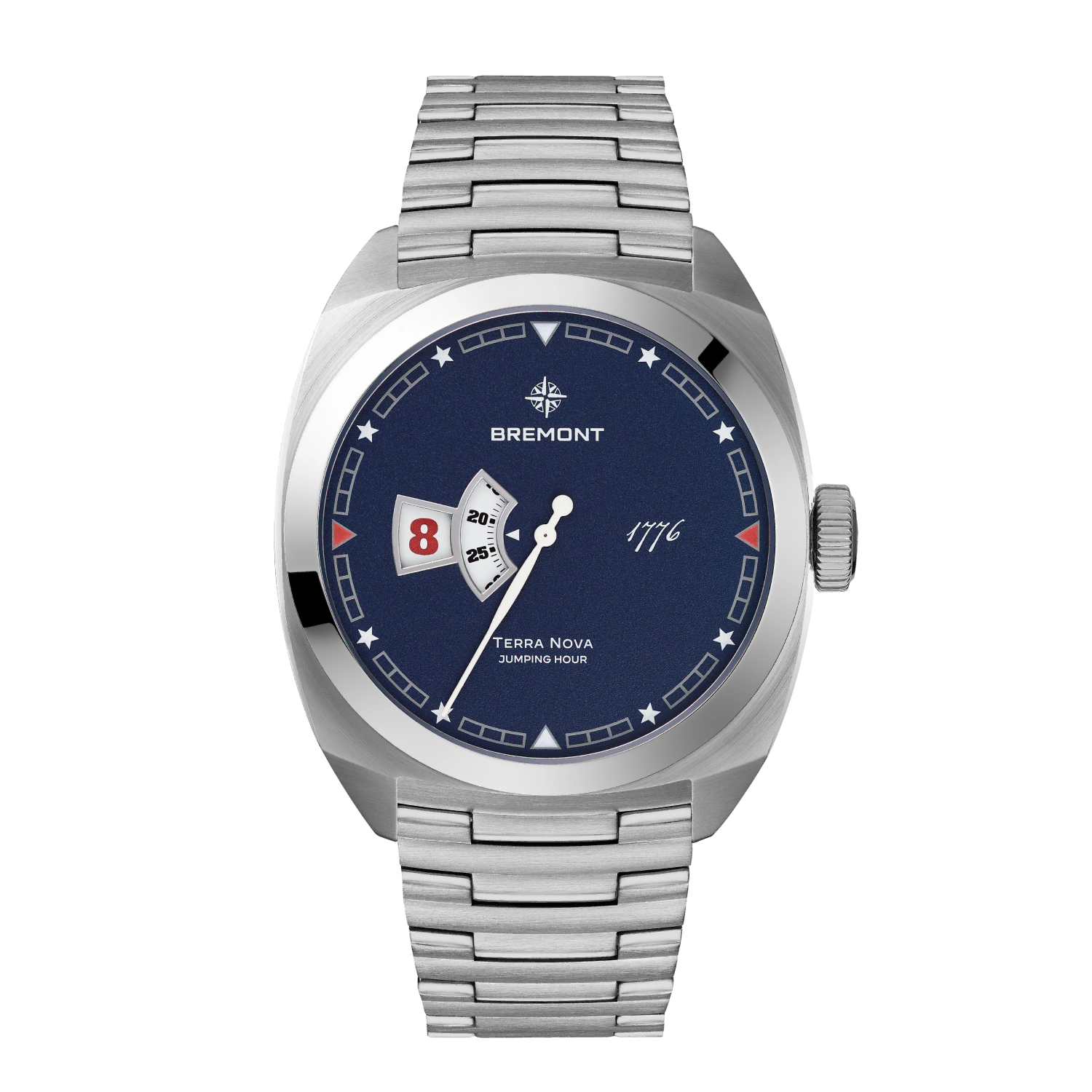 Bremont Terra Nova 40.5mm Jumping Hour 1776 Bracelet