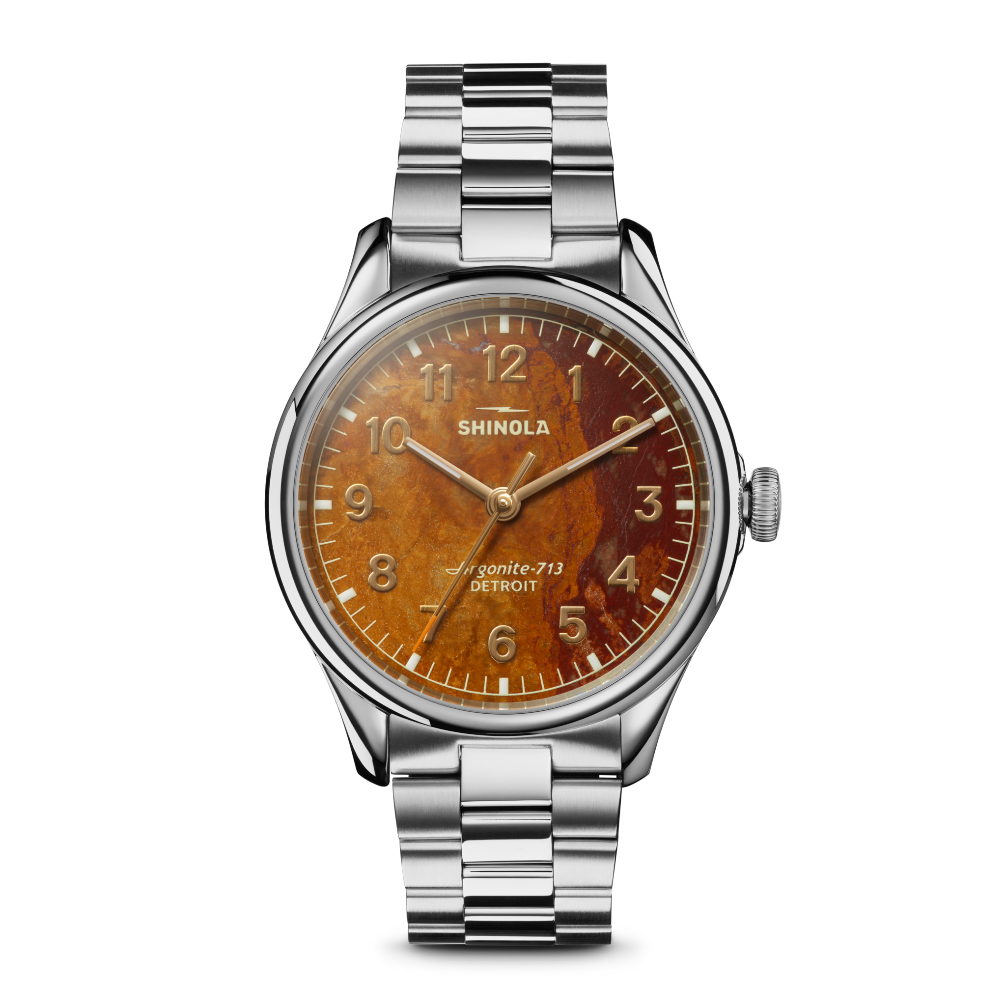 Shinola Vinton Watch - Petrified Wood