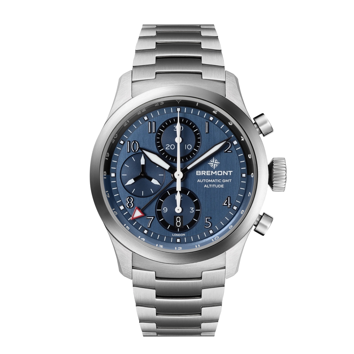Bremont Altitude 42mm Chronograph GMT Blue Dial Bracelet