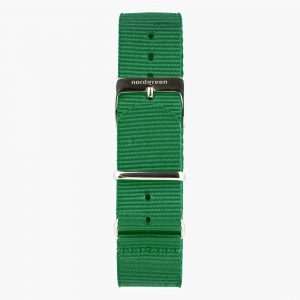 Nordgreen Green Nylon - Silver