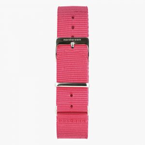 Nordgreen Pink Nylon - Silver