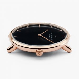 Nordgreen Native 36mm - Rose Gold - Black Dial