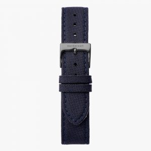 Nordgreen Navy Recycled Nylon - Gun Metal