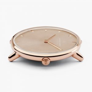 Nordgreen Native 28mm - Rose Gold - Latte Sunray Dial