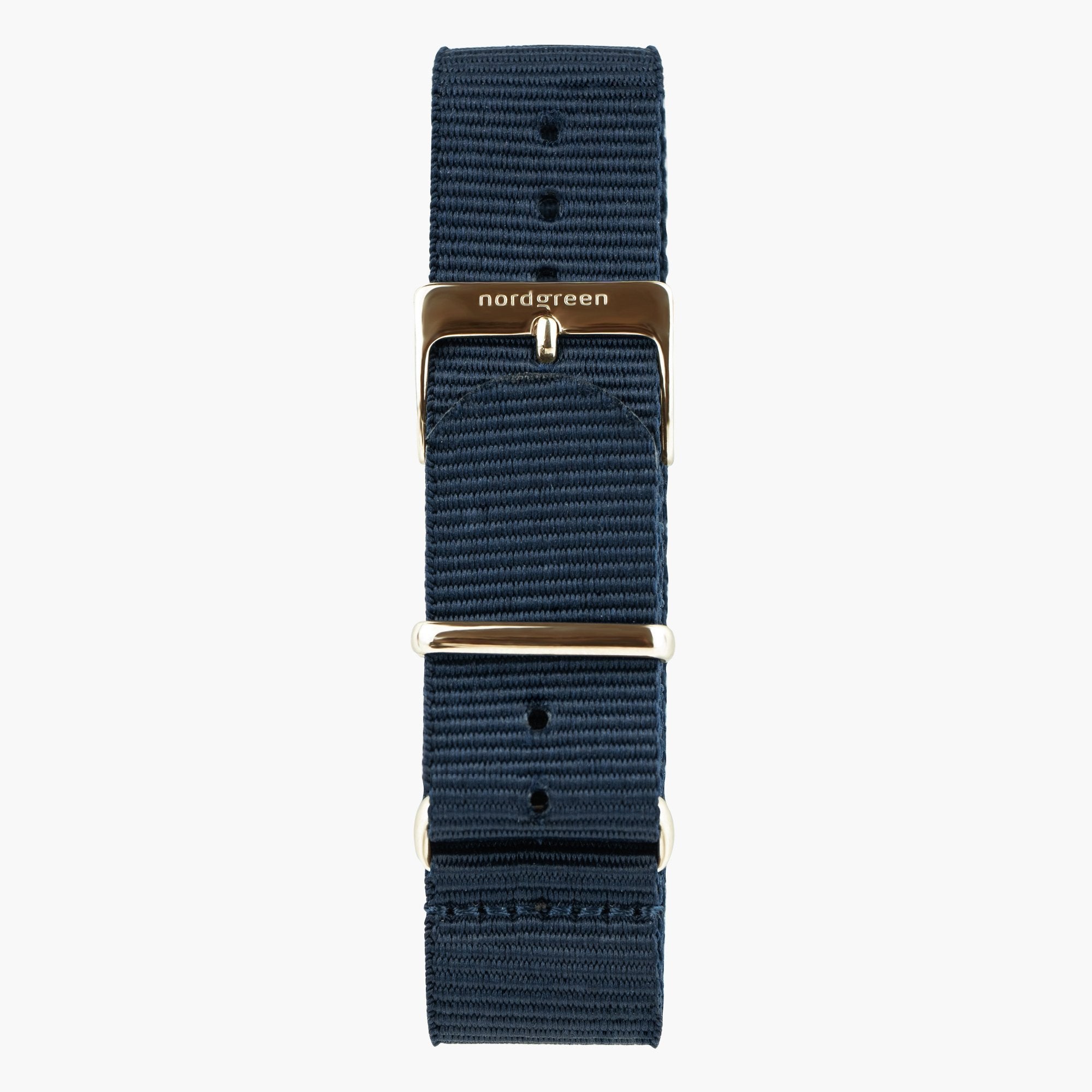 Nordgreen Navy Nylon - Rose Gold