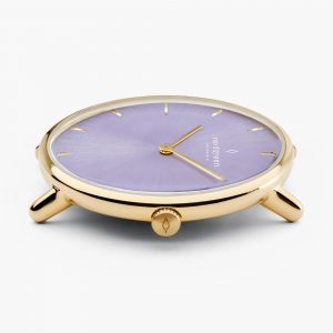 Nordgreen Native 32mm - Gold - Digital Lavender Dial