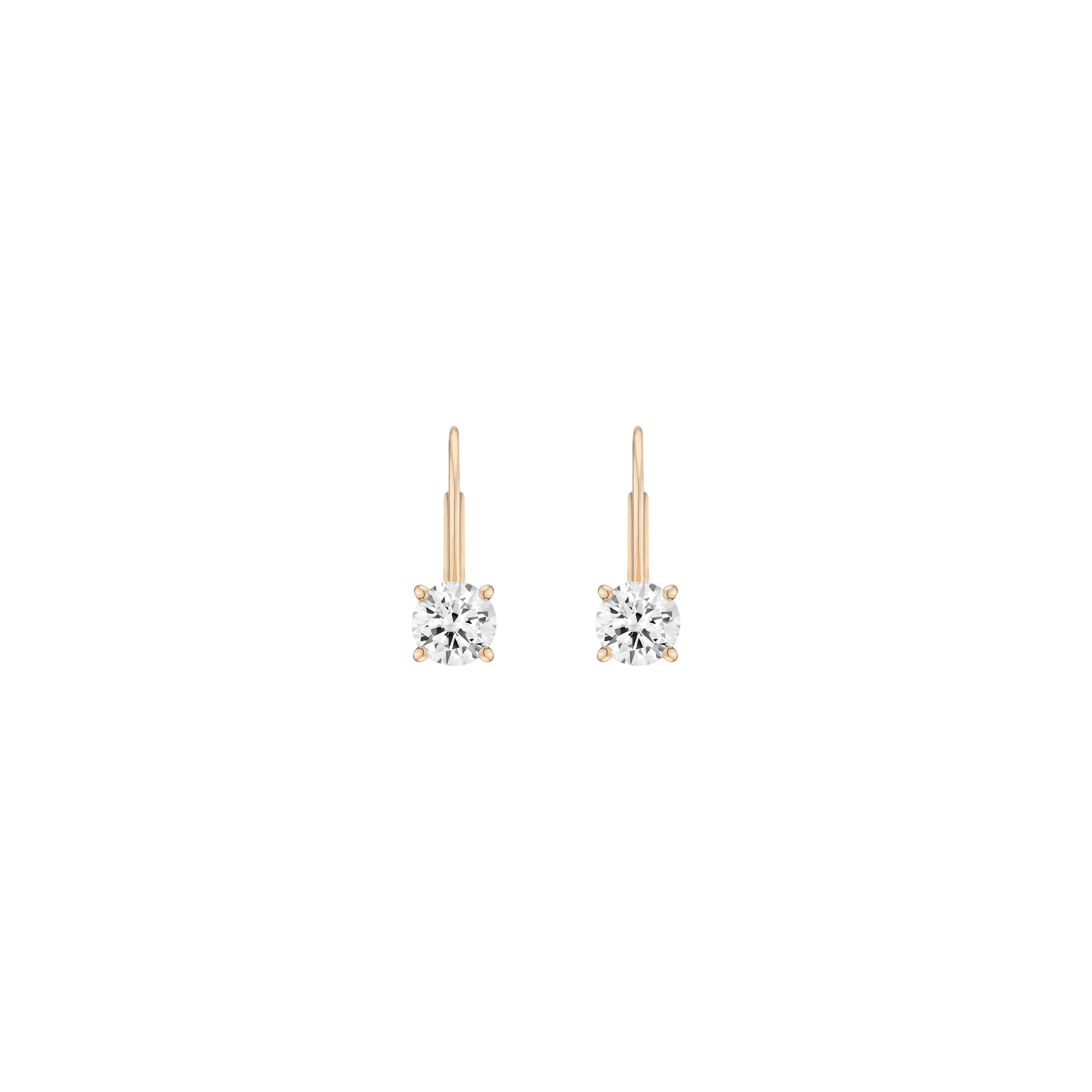 Auratenewyork Classic Lab Grown Diamond Drop Earrings