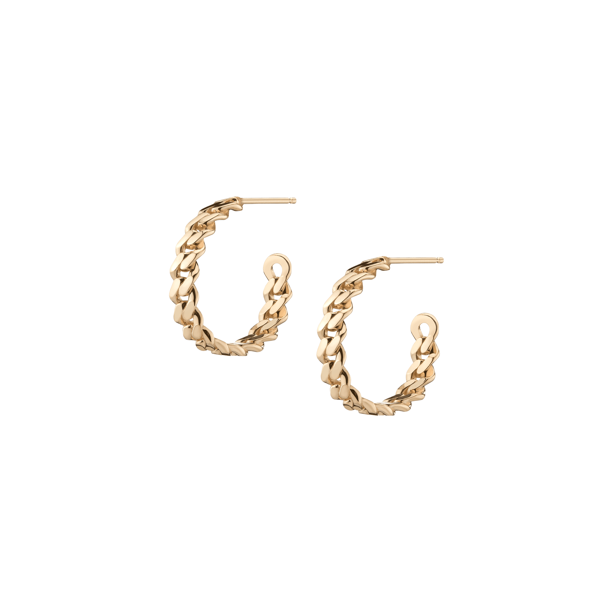Auratenewyork Love Me Knot Gold Hoop Earrings