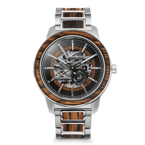 Original Grain Charred Whiskey Silver Barrel Automatic 46mm