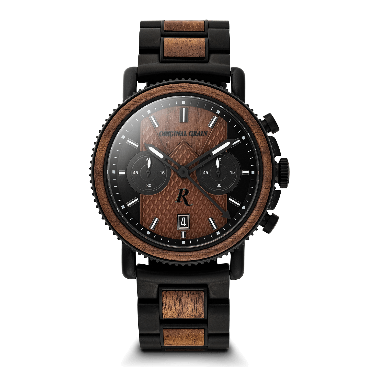 Original Grain Remington Black Chrono 44mm