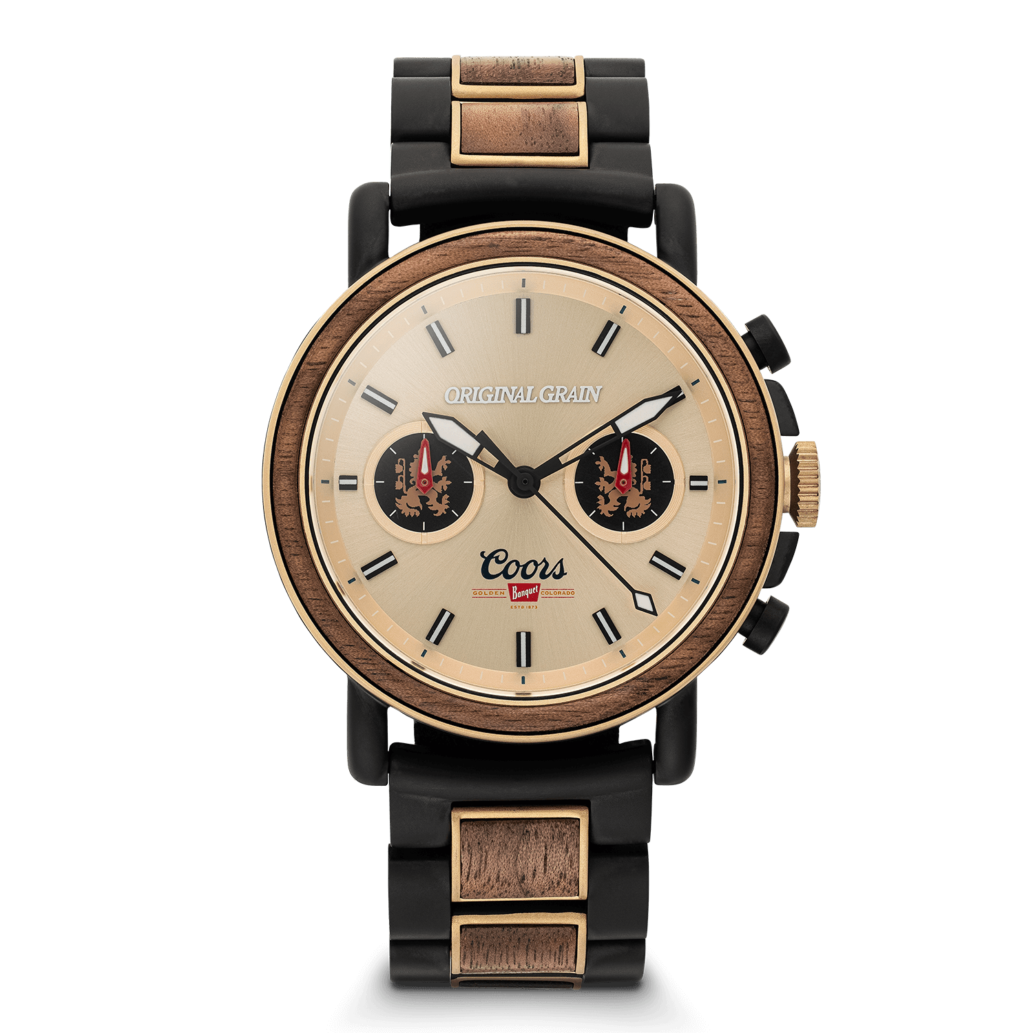 Original Grain Coors Mountain High Gold Chrono 44mm