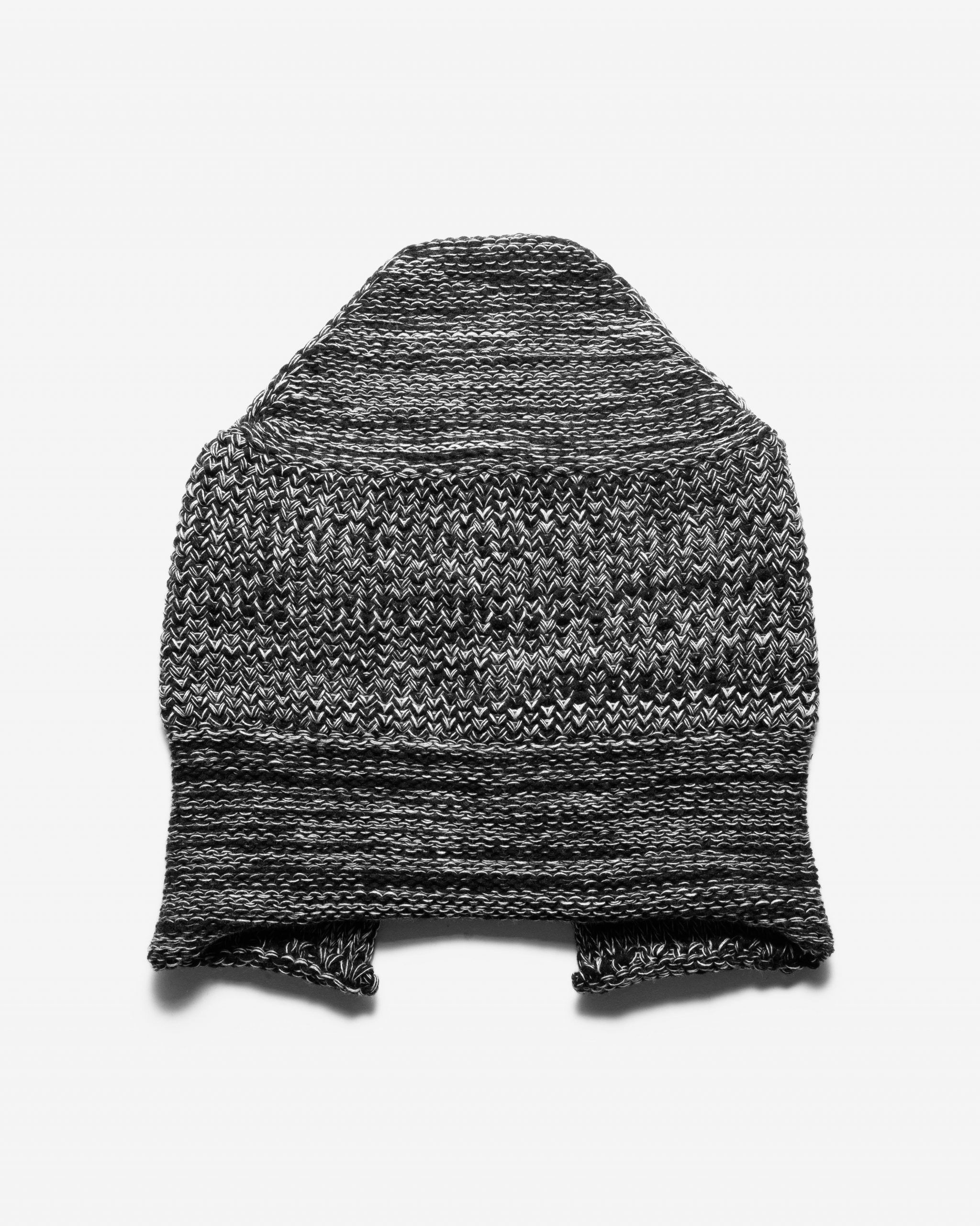 Who Is Jacov COTTON SLIT BEANIE - LIGHT GREY AND BLACK