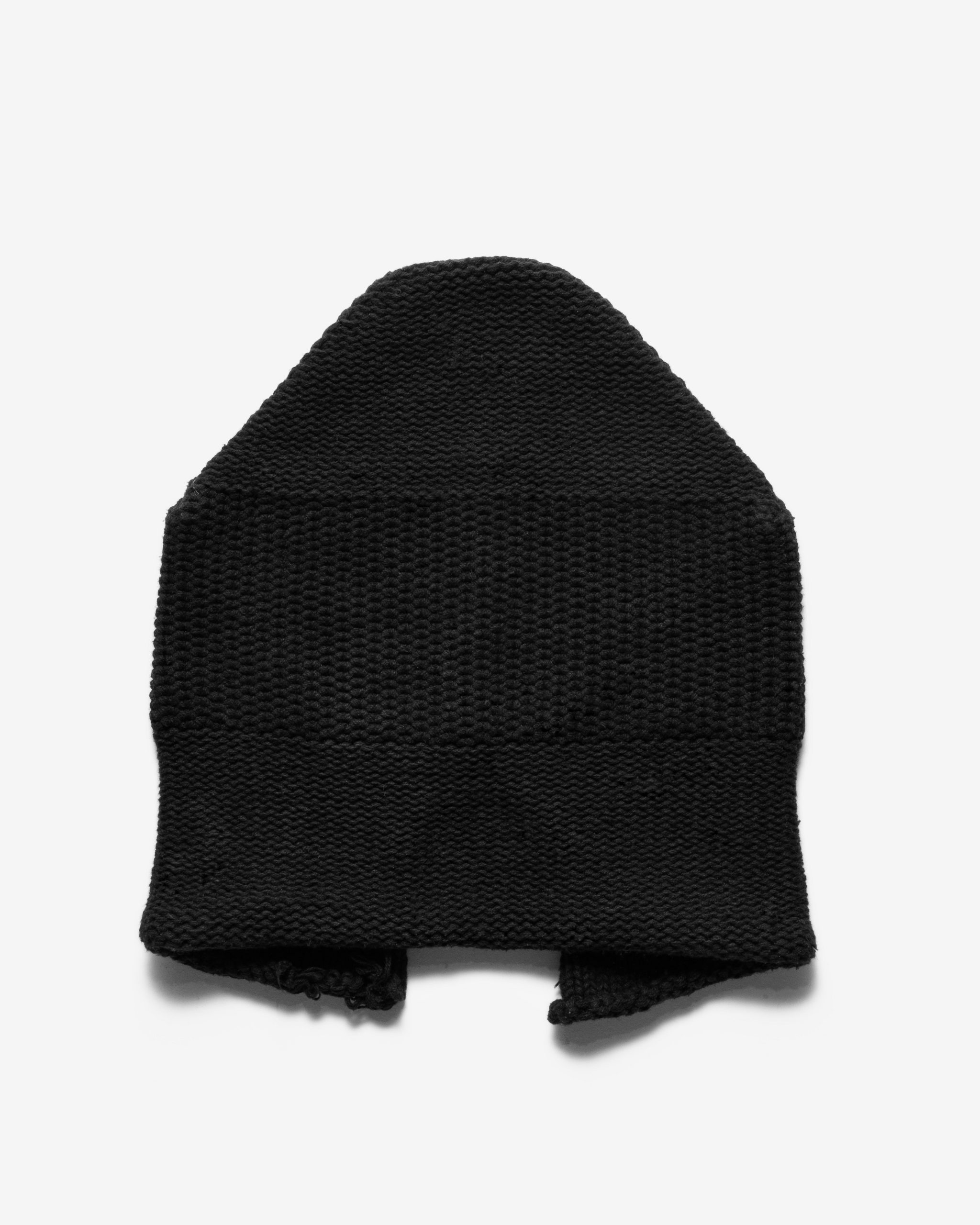 Who Is Jacov COTTON SLIT BEANIE - BLACK