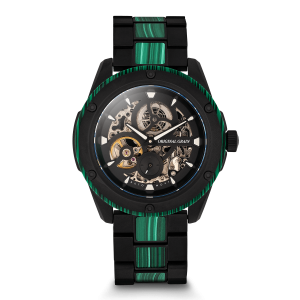 Original Grain Malachite Rugged Black Automatic 45mm