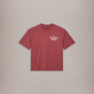 Amiri DREAMERS CHAIN STITCH OVERSIZED TEE - Brick