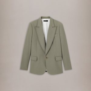 Amiri WESTERN SINGLE BREASTED BLAZER - Vetiver