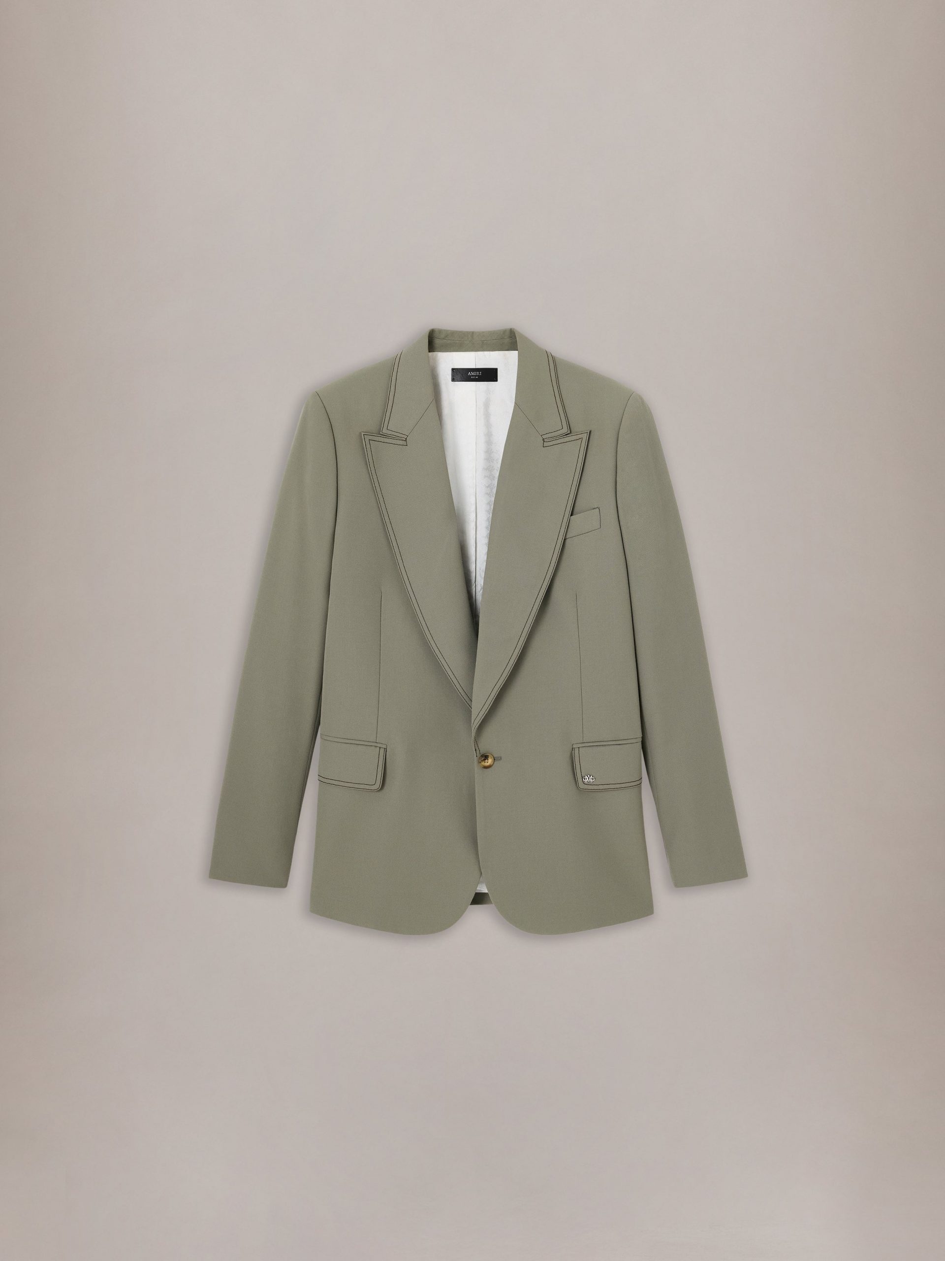 Amiri WESTERN SINGLE BREASTED BLAZER - Vetiver