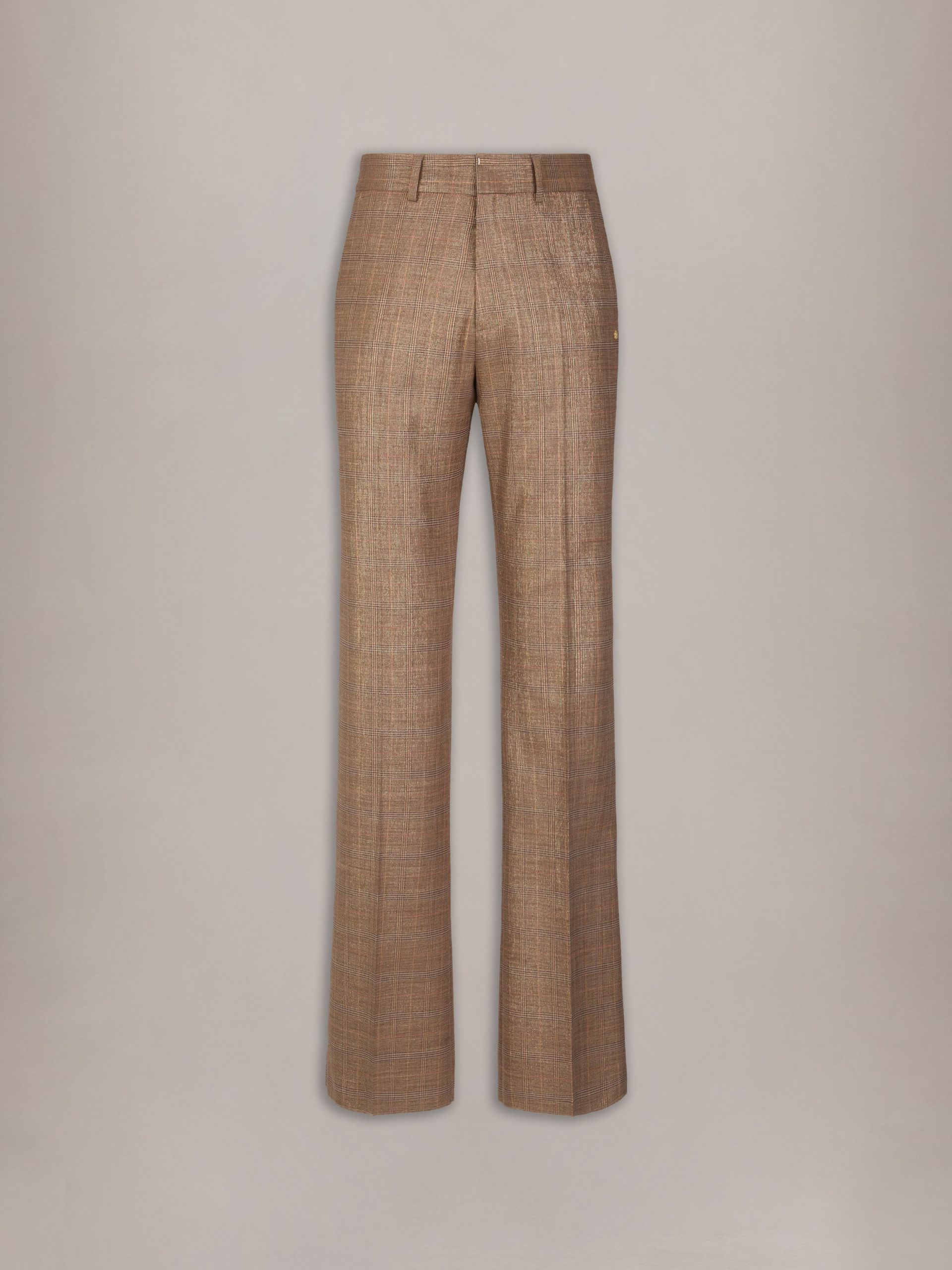 Amiri MA FIT LUREX TROUSER - Coffee