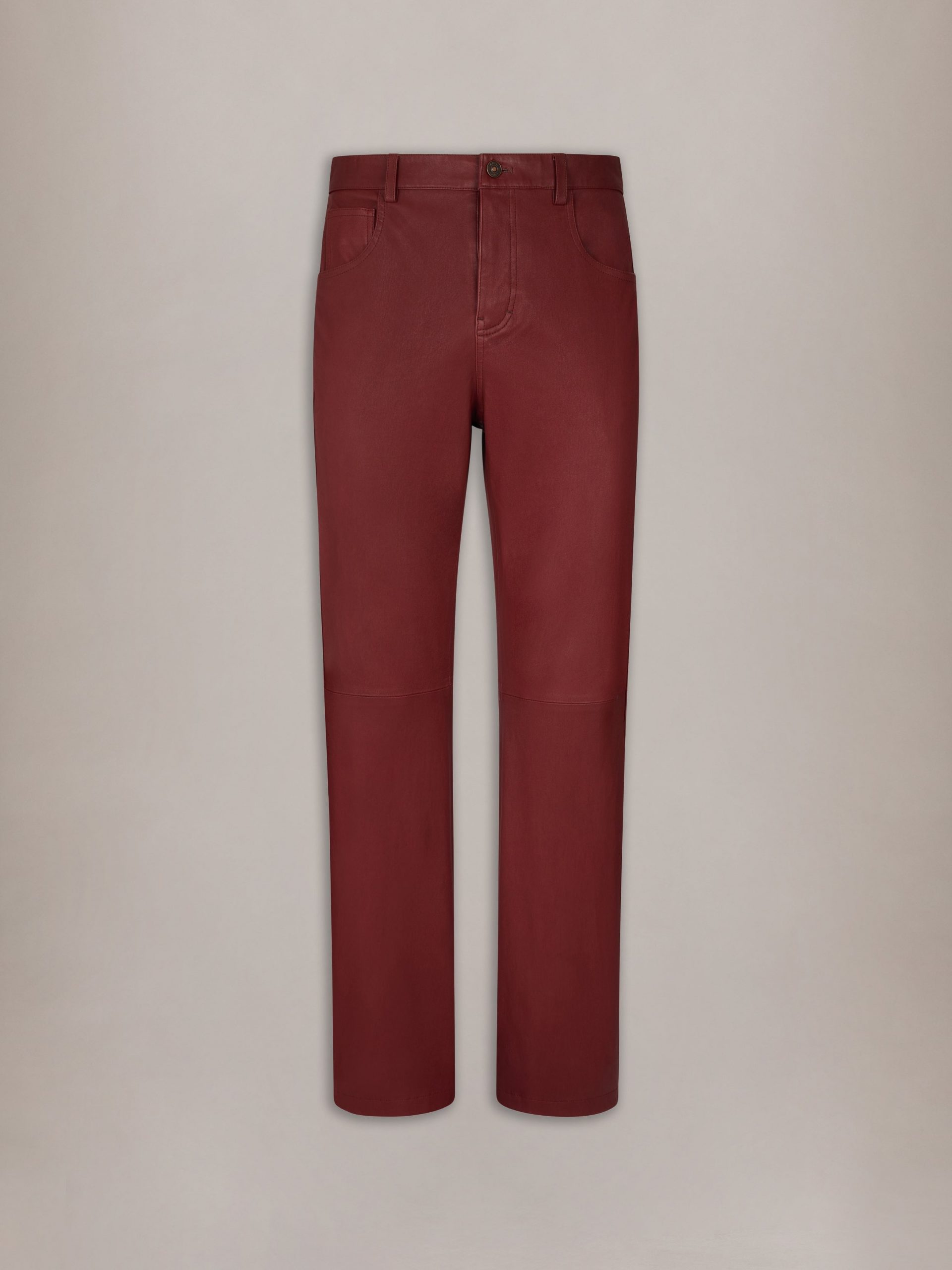 Amiri VINTAGE CUT LEATHER PANT - Brick