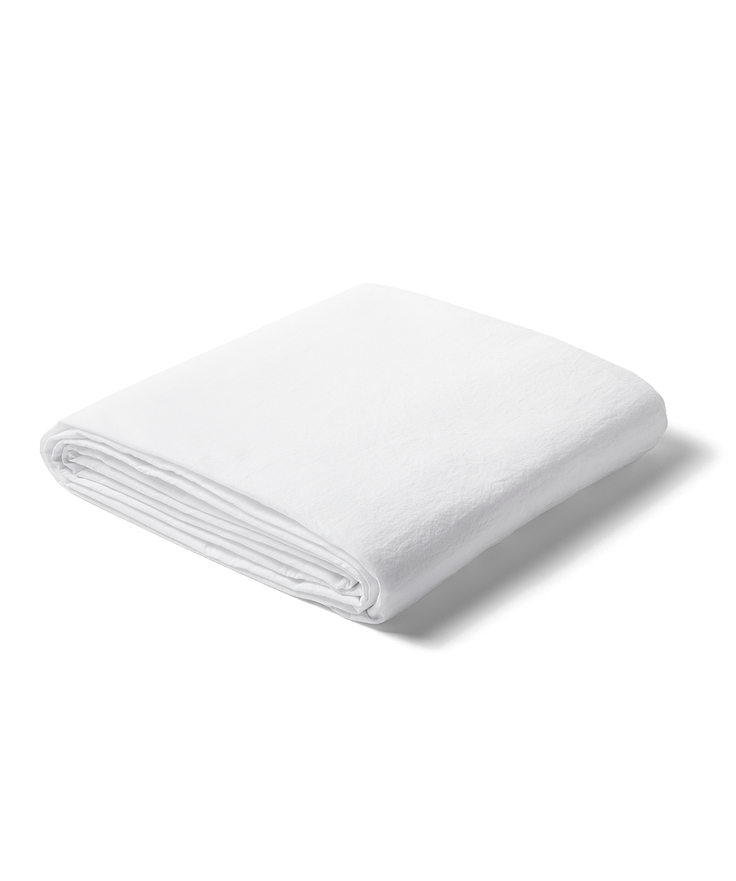 Floydhome Percale Fitted Sheet - Full White