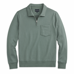 Mackweldon Vintage French Terry Quarter-Zip Polo