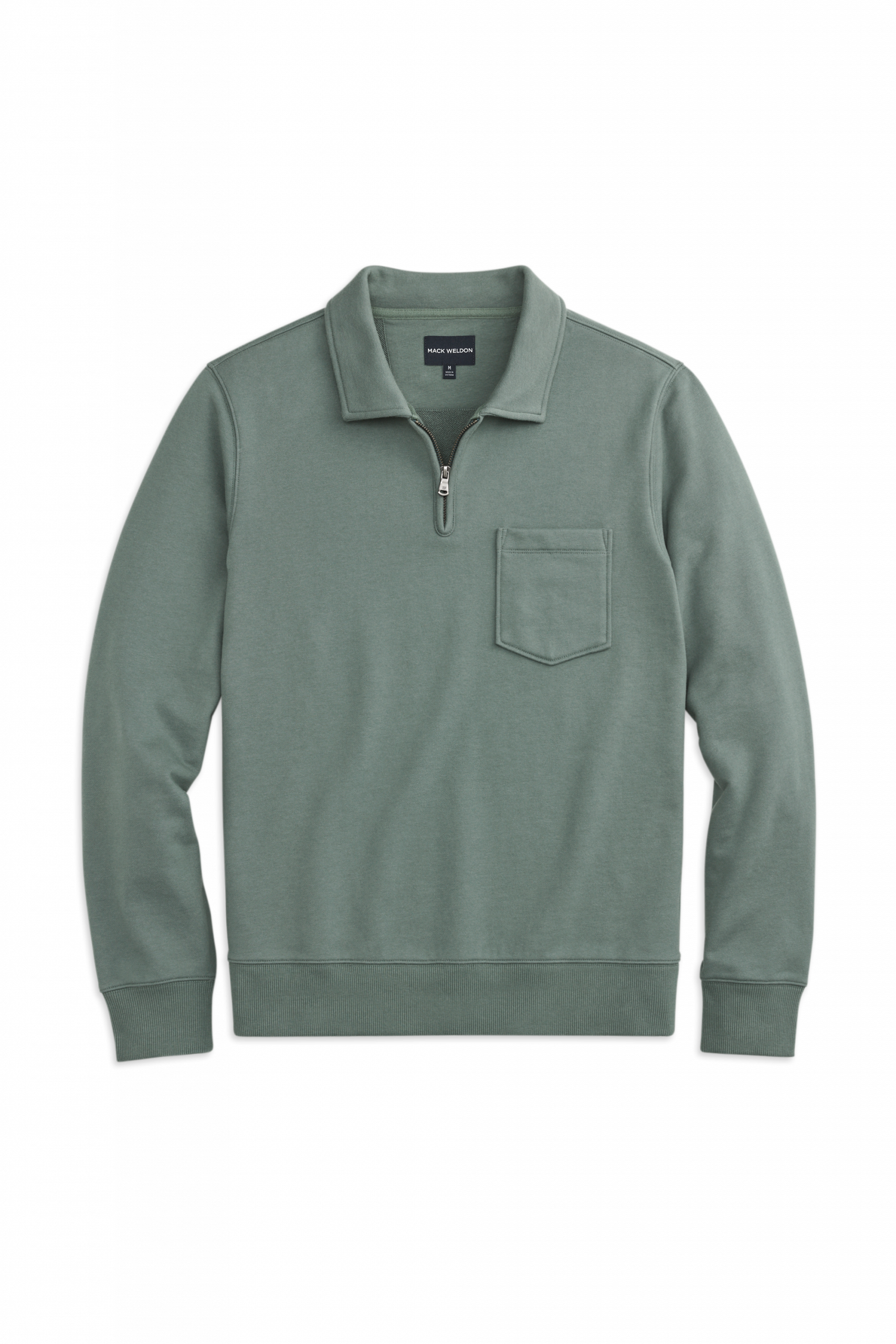 Mackweldon Vintage French Terry Quarter-Zip Polo