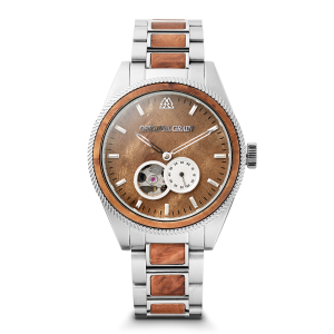 Original Grain Burlwood Silver Vintage Automatic 40mm