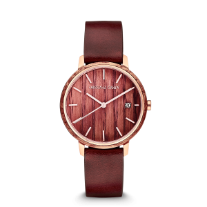 Original Grain Wine Stained Oak Gold Modern Minimal 36mm