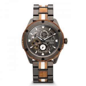 Original Grain Taylor Guitars Gunmetal Koa Rugged Automatic 44mm