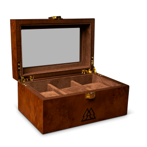 Original Grain Burlwood 3 Watch Display