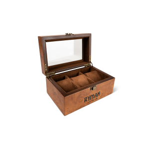 Original Grain Ryman Burlwood 3 Watch Holder