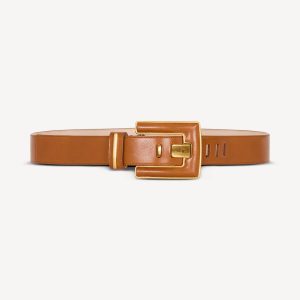 Balmain Ceinture Anthem en cuir de veau