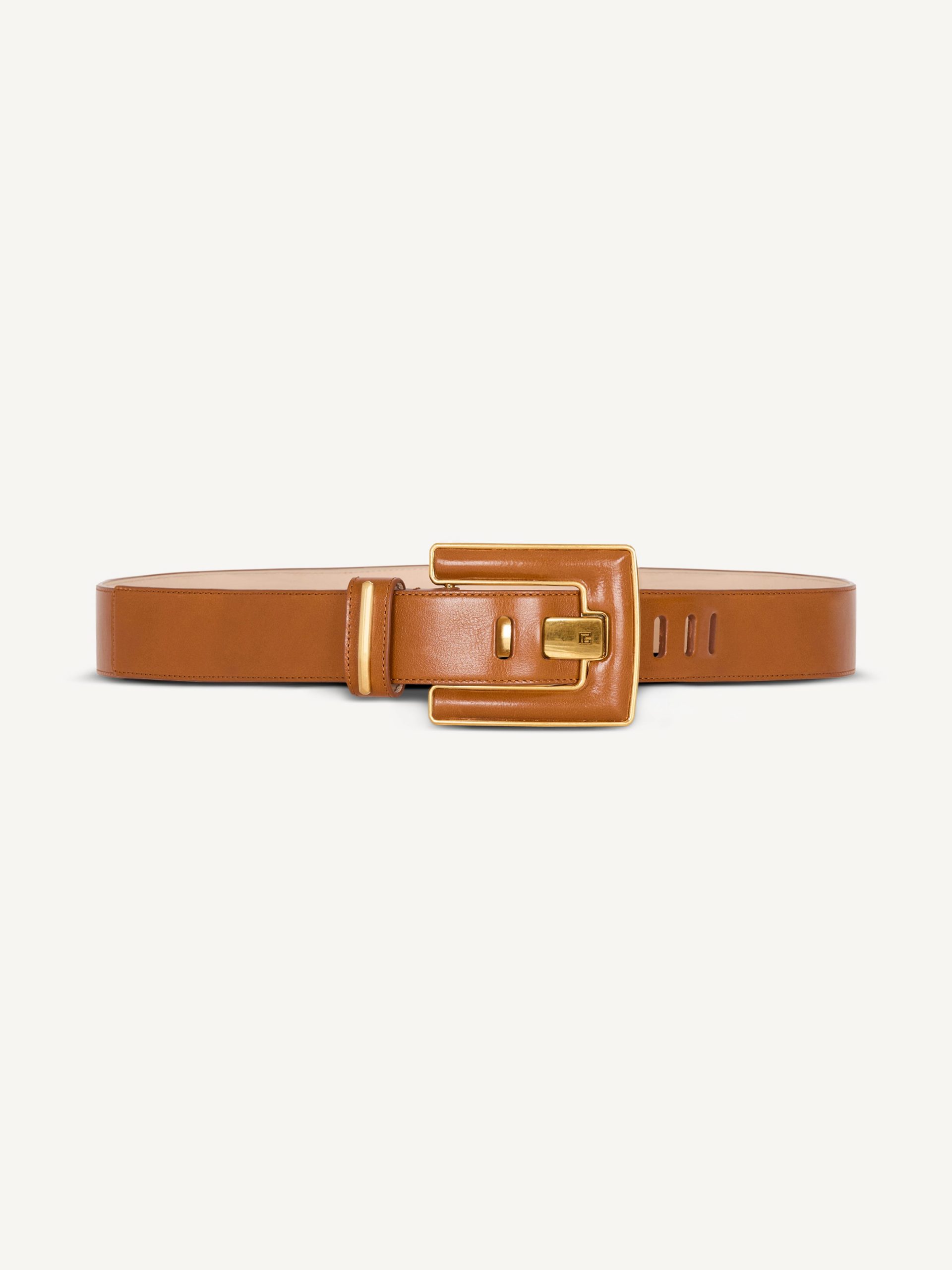 Balmain Ceinture Anthem en cuir de veau
