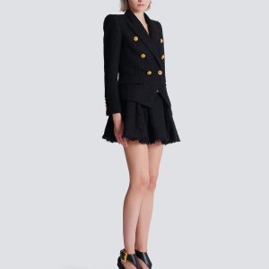 Balmain Veste 6 boutons en tweed