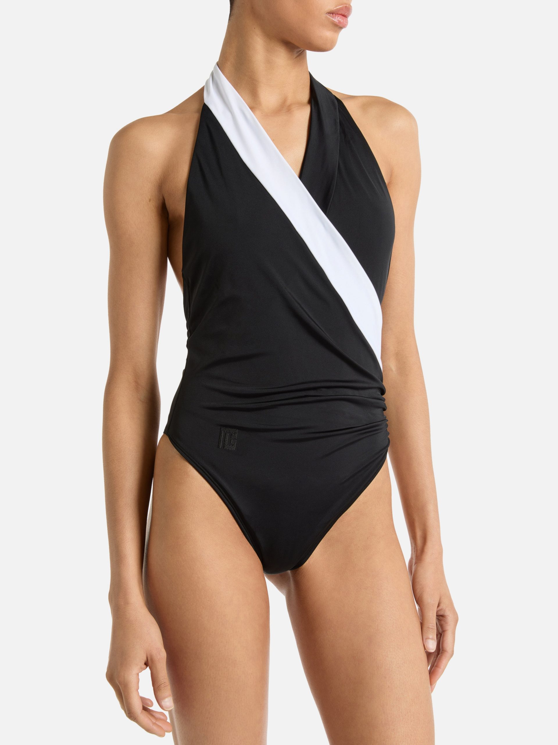 Balmain Maillot de bain 1 pièce bicolore