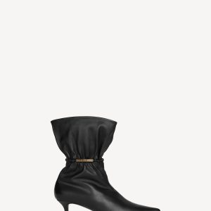 Balmain Bottines Sphynx en cuir lisse