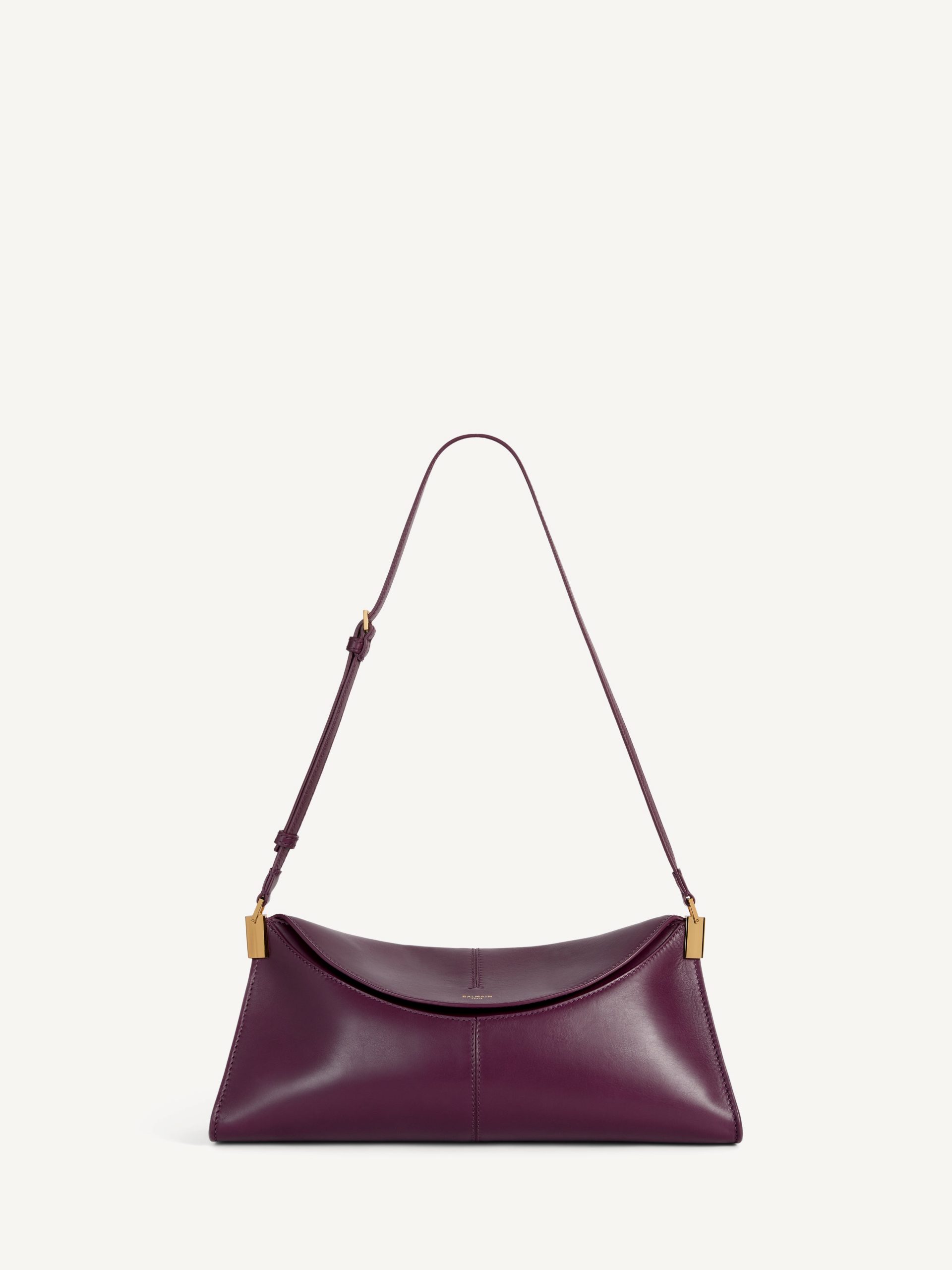 Balmain Sac 64-83 Medium en cuir lisse