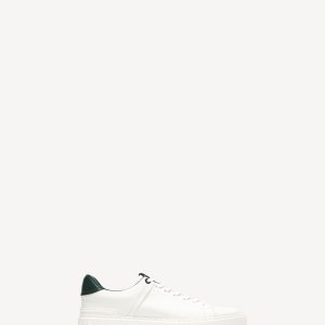 Balmain Baskets B-Court en cuir lisse