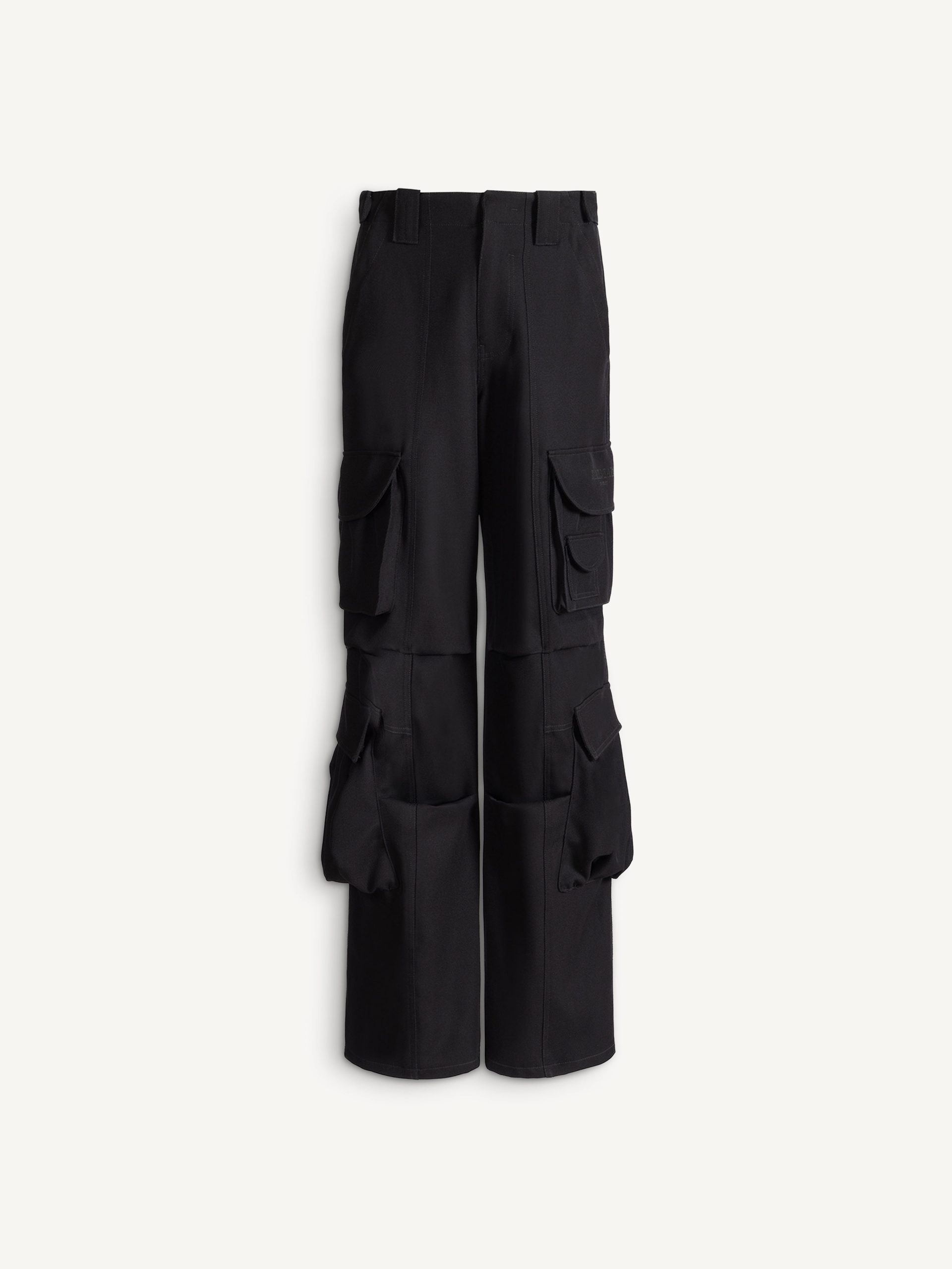 Balmain Pantalon cargo en sergé de laine