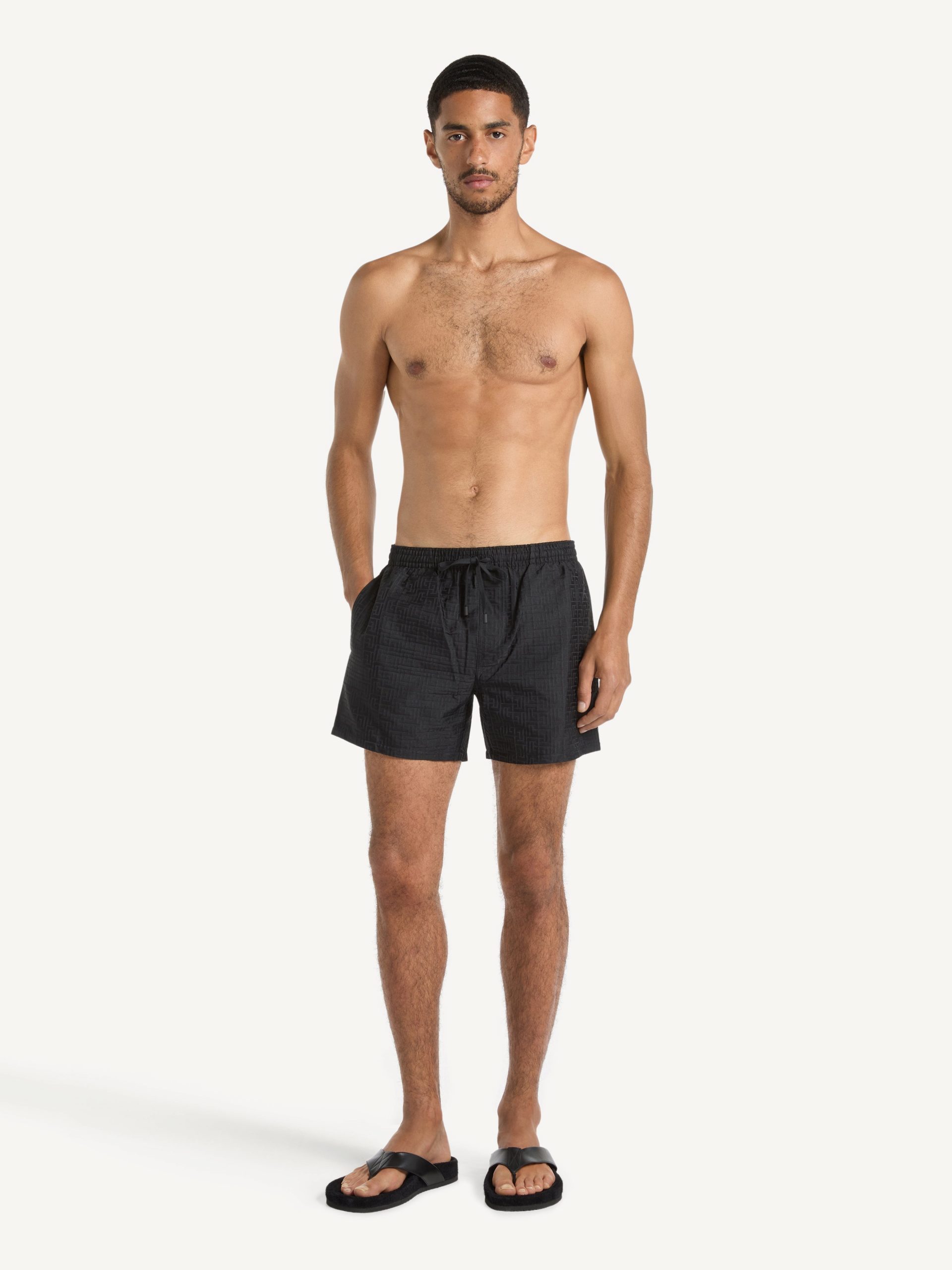 Balmain Short de bain Monogramme