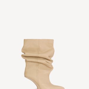 Balmain Bottines No Wedge en cuir lisse